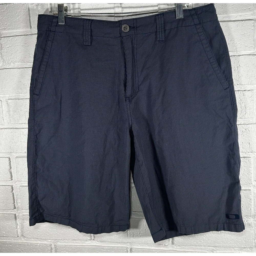 Vintage Oakley Scatter Skull Software Skull Shorts Blue Mens 36